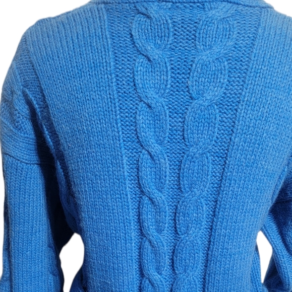 NWOT Vintage I.B. DIFFUSION* Long Cable Cardigan - Picture 3 of 5